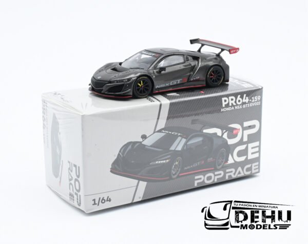 Auto a Escala 1/64 Honda NSX GT3 EVO22 Carbon Edition PR64-0159 Pop Race - Imagen 13