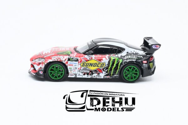 Auto a Escala 1/64 Pandem GR Supra D1GP 2024 Daigo Saito PR64-0180 Pop Race - Imagen 7