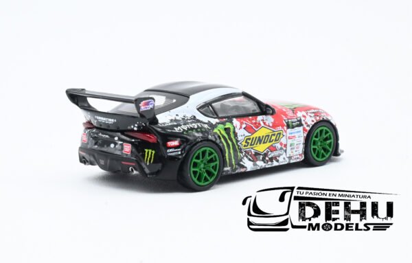 Auto a Escala 1/64 Pandem GR Supra D1GP 2024 Daigo Saito PR64-0180 Pop Race - Imagen 5