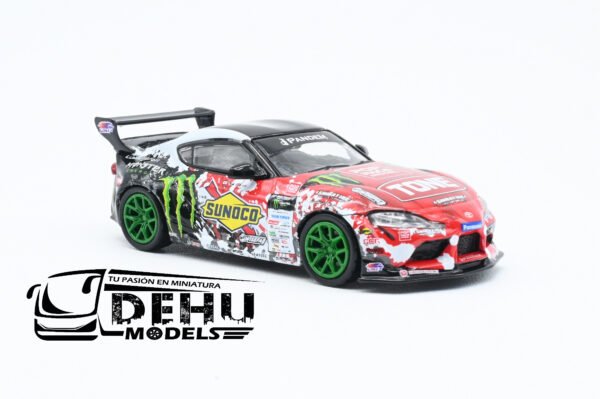 Auto a Escala 1/64 Pandem GR Supra D1GP 2024 Daigo Saito PR64-0180 Pop Race - Imagen 3
