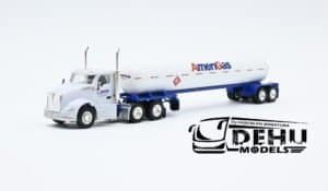 Tráiler a Escala 1/87 Kenworth T680 Con Remolque Tanque de Gas Propano Amerigas Azul - Blanco, TRKW6023D87-18TNS102 Truck N Stuff ( Tonkin Replicas)