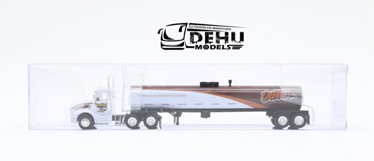 TRPB3021D87-18TNS063 Peterbilt 579 Con Remolque Tanque de Grado Alimenticio Dillon, Blanco - Café (1)