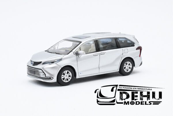 Camioneta a Escala 1/64 Toyota Sienna Gris, TYT1802 Massdi - Imagen 8