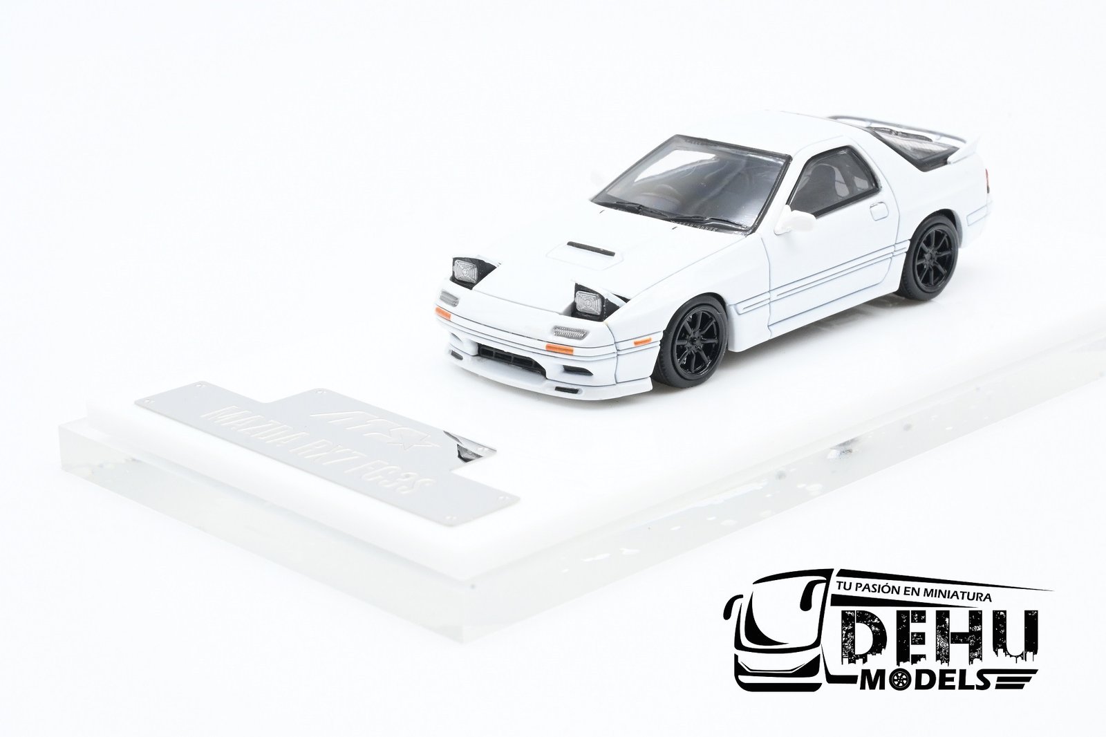 Auto a Escala 1/64 Mazda RX-7 FC3S Blanco, ATS880201 ATS Model - Imagen 6