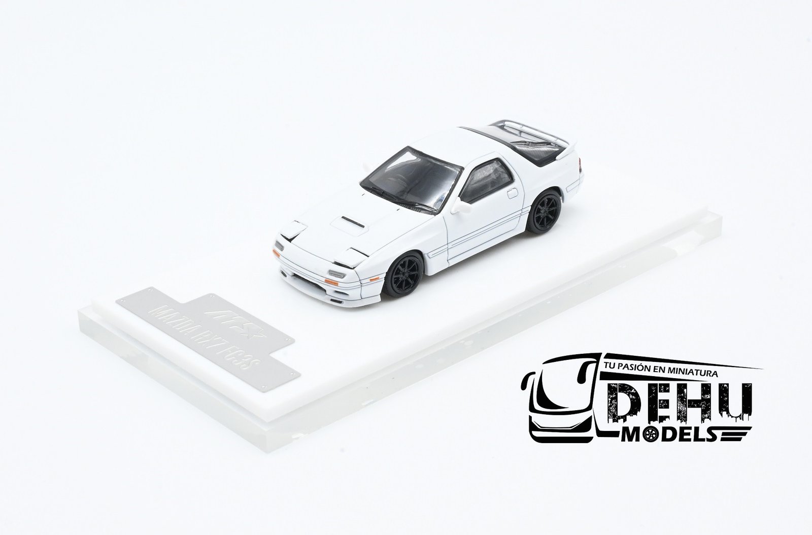 Auto a Escala 1/64 Mazda RX-7 FC3S Blanco, ATS880201 ATS Model - Imagen 10