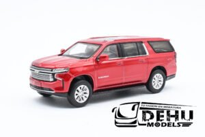 Camioneta a Escala 1/64 Chevrolet Suburban Rojo, CVL1205 Massdi