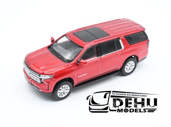Camioneta a Escala 1/64 Chevrolet Suburban Rojo, CVL1205 Massdi - Imagen 9