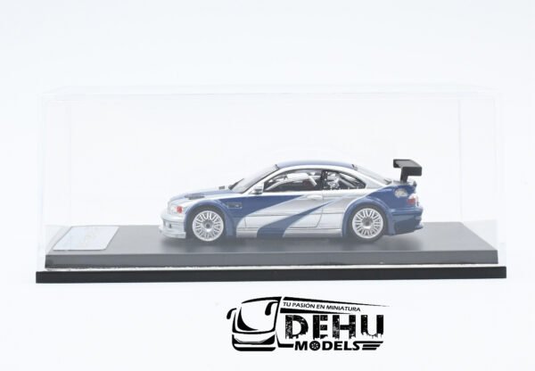 Auto a Escala 1/64 BMW M3E46 GTR Most Wanted Gris-Azul, DCMBMWMOWA DCM Model - Imagen 11