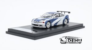 Auto a Escala 1/64 BMW M3E46 GTR Most Wanted Gris-Azul, DCMBMWMOWA DCM Model