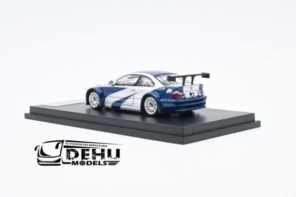 Auto a Escala 1/64 BMW M3E46 GTR Most Wanted Gris-Azul, DCMBMWMOWA DCM Model - Imagen 6
