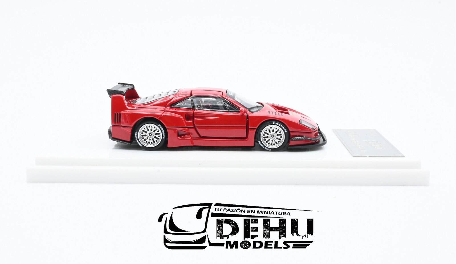 Auto a Escala 1/64 Ferrari F40 Liberty Walk Rojo, DKA-024 DemonKing Auto - Imagen 4