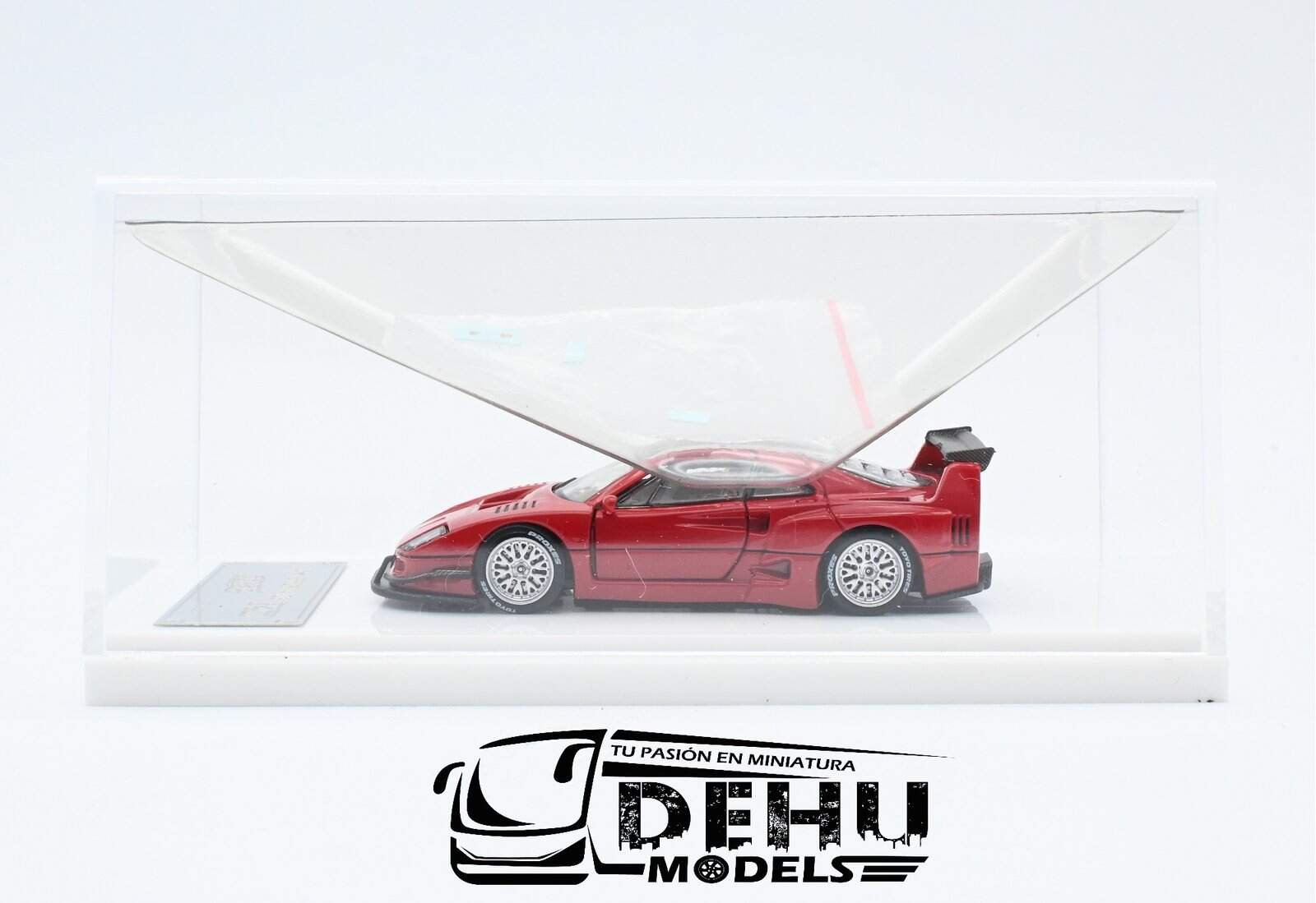 Auto a Escala 1/64 Ferrari F40 Liberty Walk Rojo, DKA-024 DemonKing Auto - Imagen 15