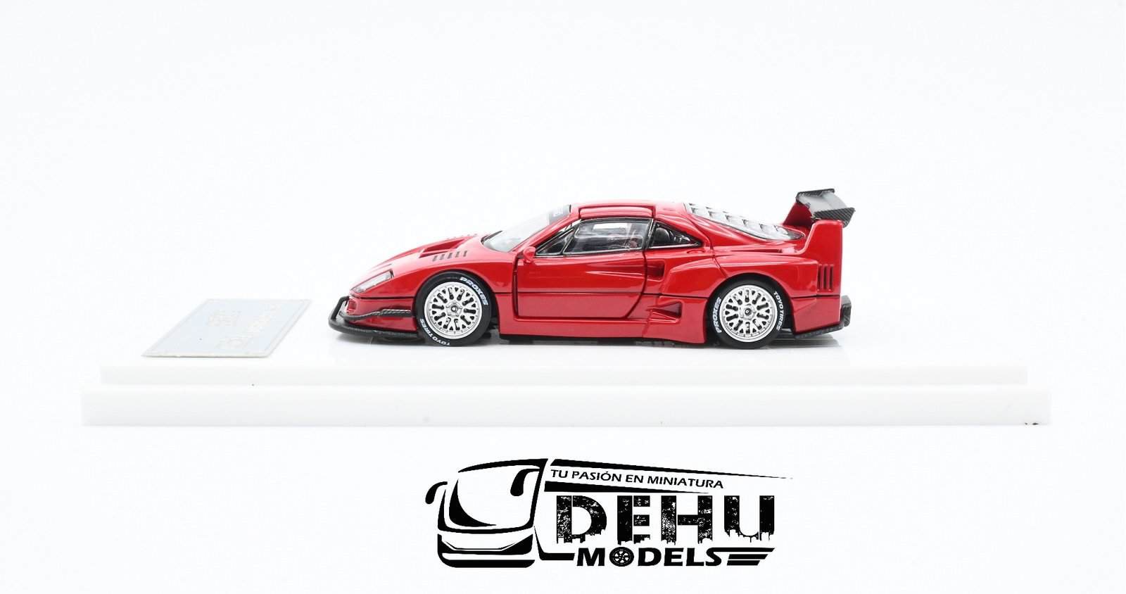 Auto a Escala 1/64 Ferrari F40 Liberty Walk Rojo, DKA-024 DemonKing Auto - Imagen 11
