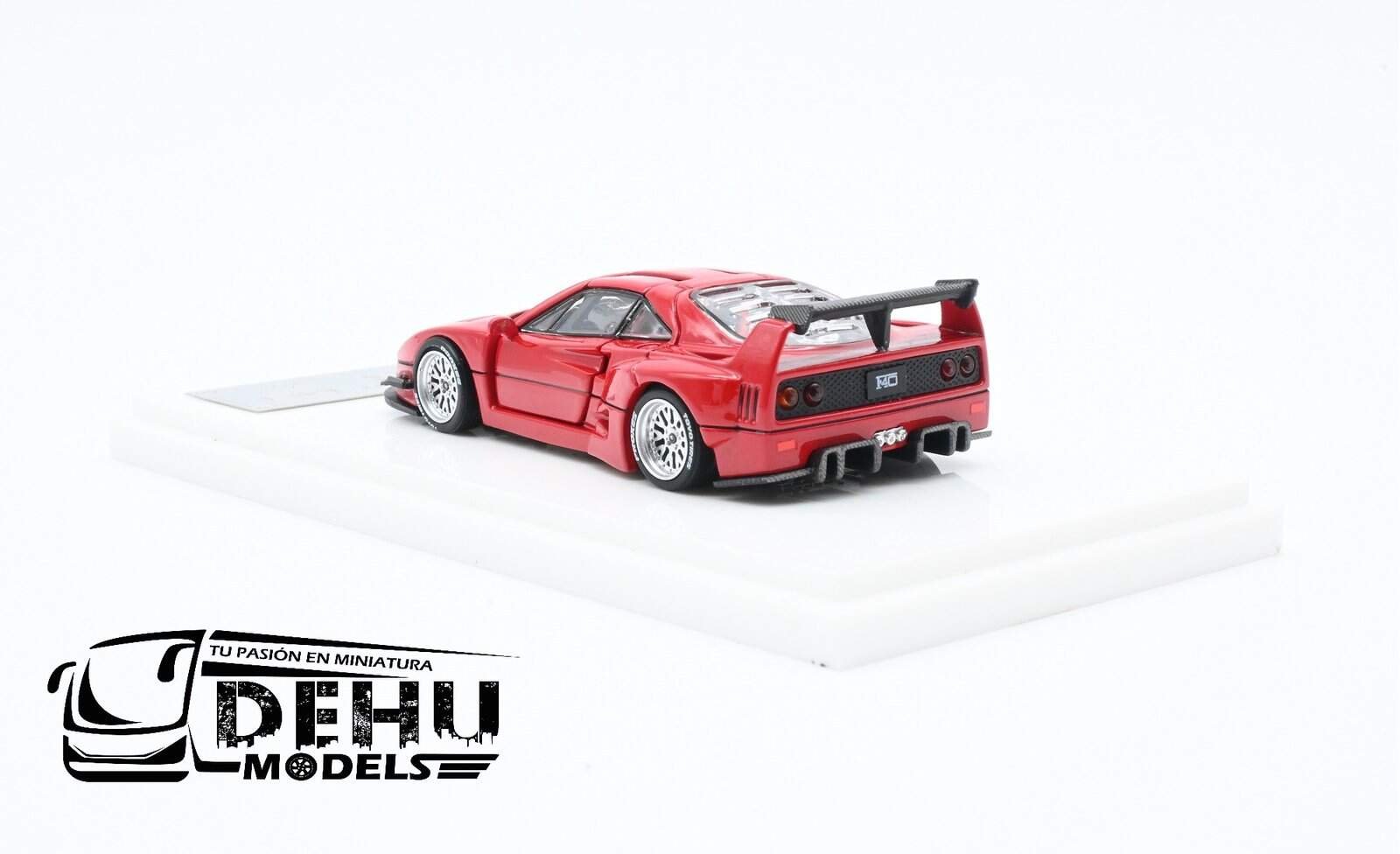 Auto a Escala 1/64 Ferrari F40 Liberty Walk Rojo, DKA-024 DemonKing Auto - Imagen 10