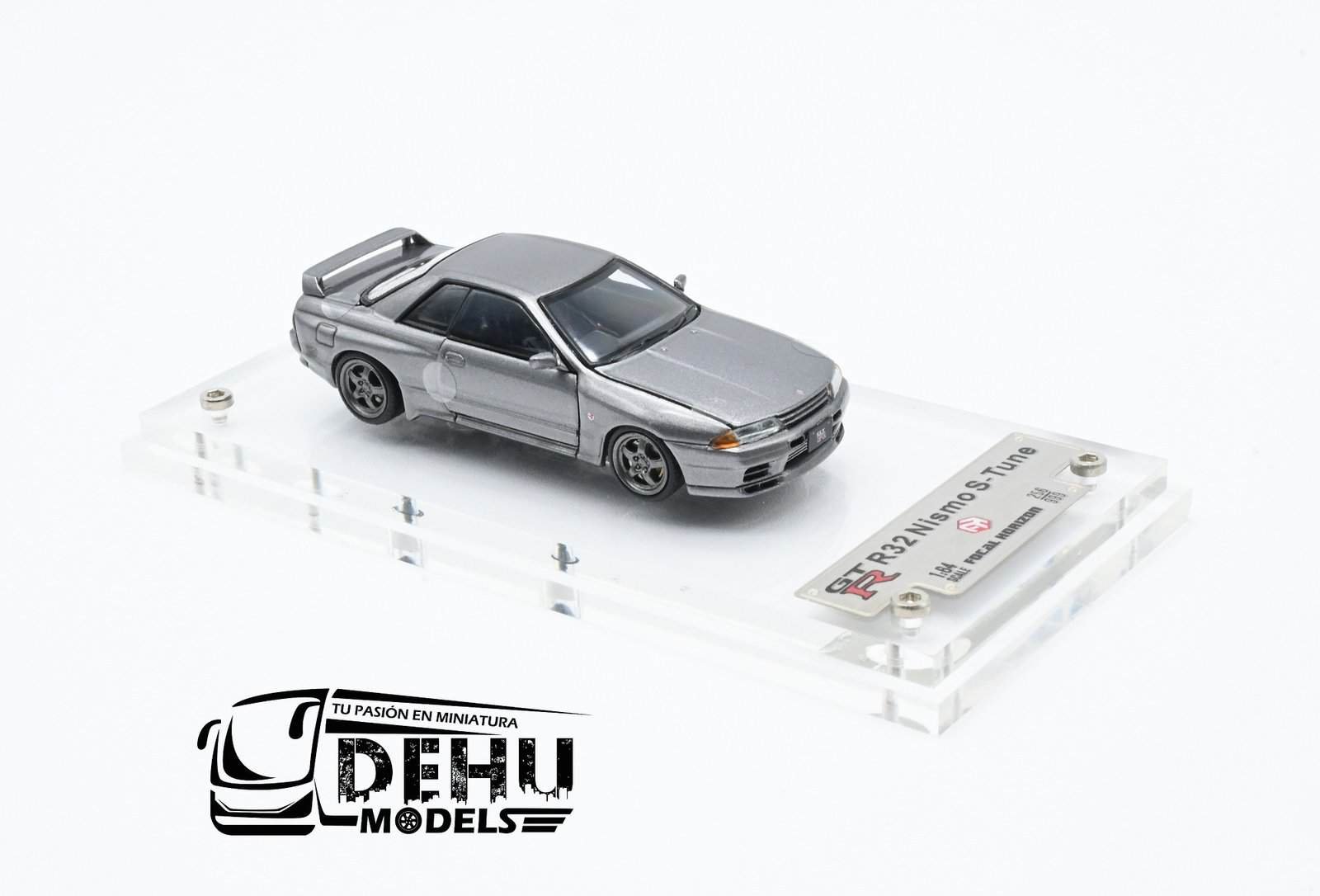 Auto a Escala 1/64 Nissan Skyline GTR R32 Nismo S-tune Gris, FOHOR32NGR Focal Horizon - Imagen 2