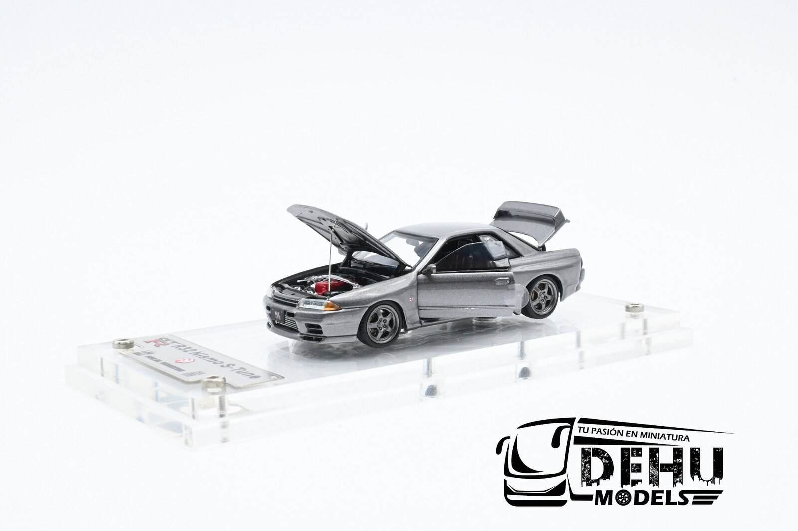 Auto a Escala 1/64 Nissan Skyline GTR R32 Nismo S-tune Gris, FOHOR32NGR Focal Horizon
