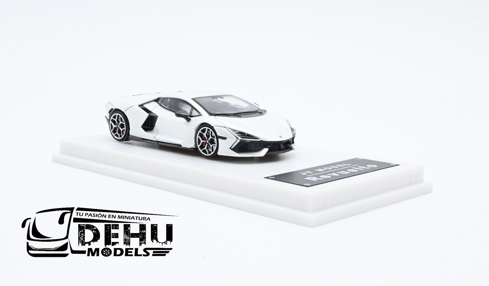 Auto a Escala 1/64 Lamborghini Revueito Blanco, JYMOLAMREVBLA JY Model - Imagen 3