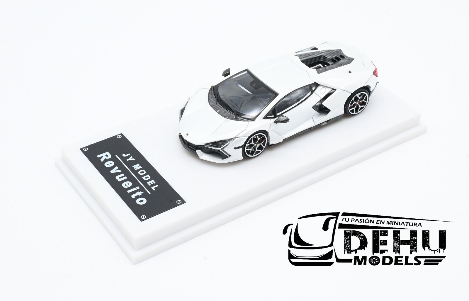 Auto a Escala 1/64 Lamborghini Revueito Blanco, JYMOLAMREVBLA JY Model - Imagen 9