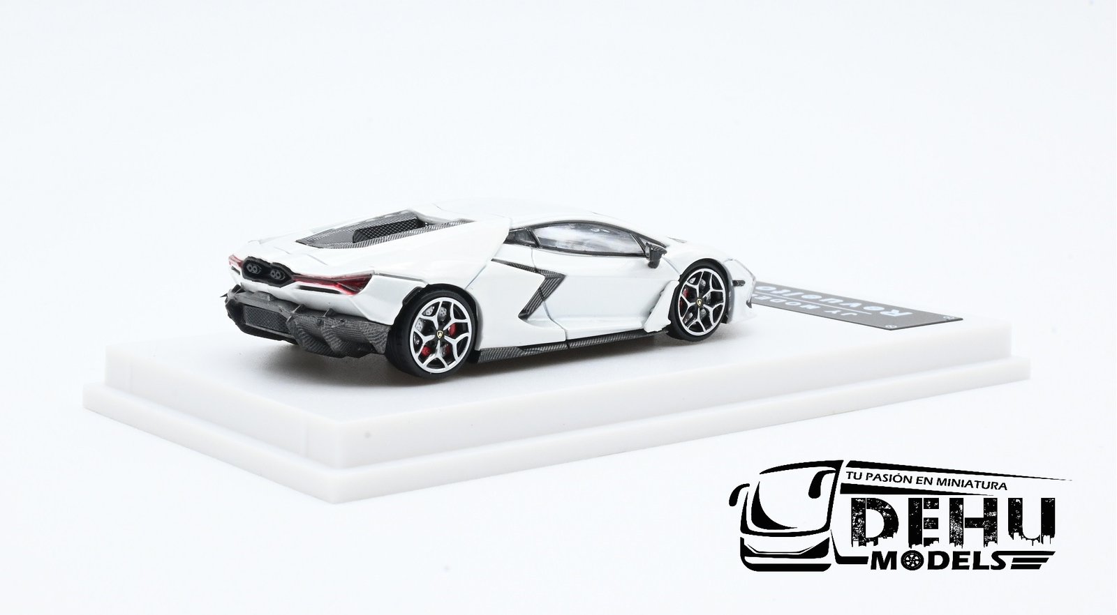 Auto a Escala 1/64 Lamborghini Revueito Blanco, JYMOLAMREVBLA JY Model - Imagen 5