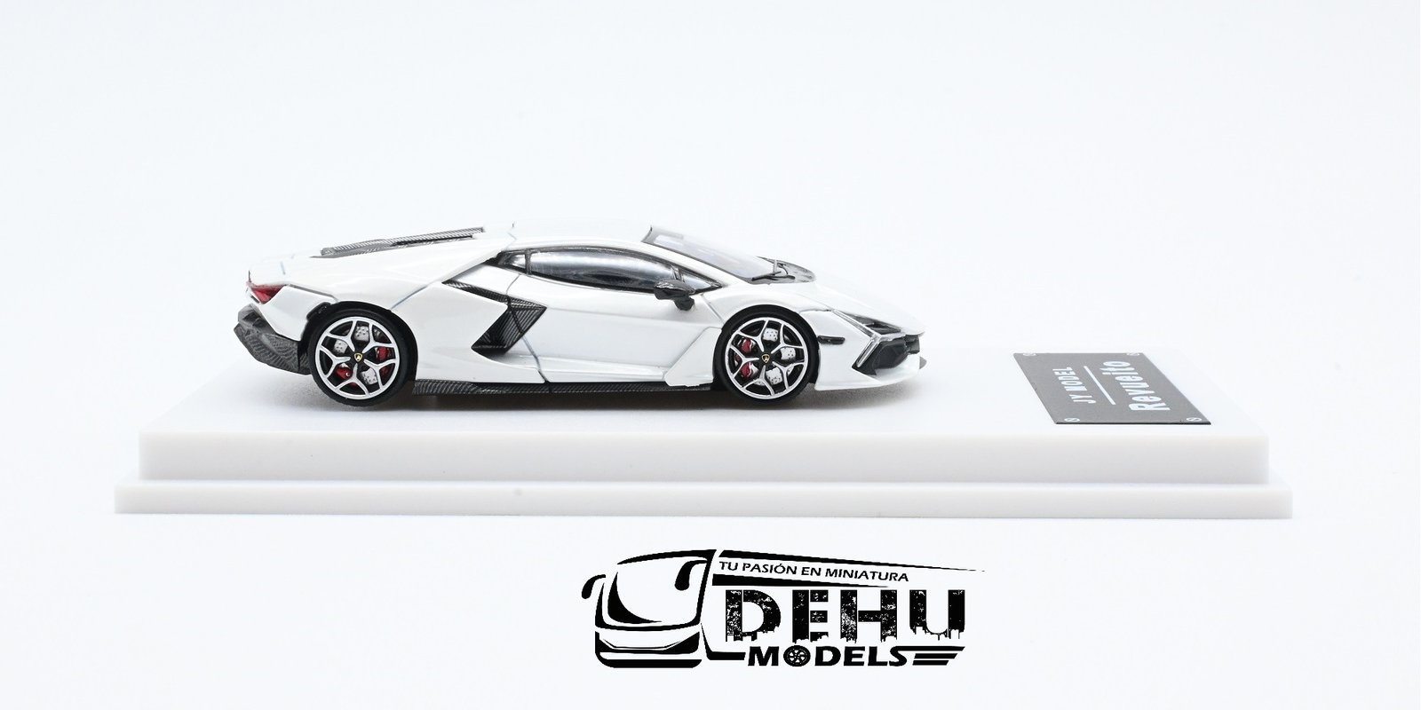 Auto a Escala 1/64 Lamborghini Revueito Blanco, JYMOLAMREVBLA JY Model - Imagen 4