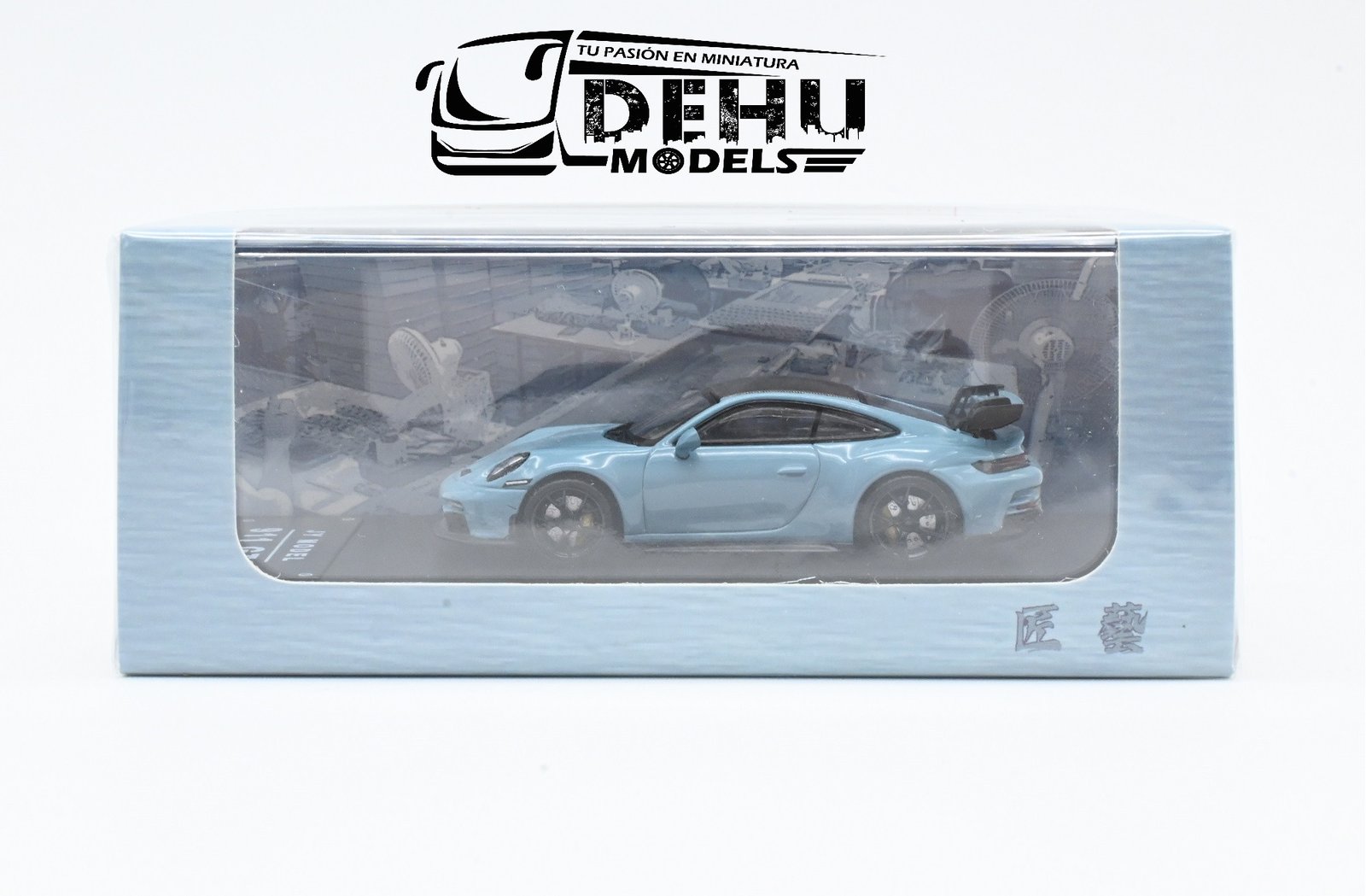 Auto a Escala 1/64 Porsche 911 GT3 Azul Celeste, JYMOPOR911AZC JY Model - Imagen 12