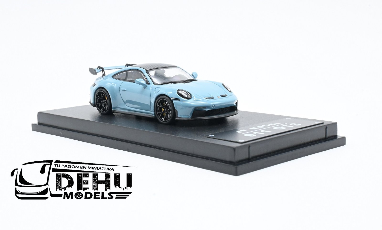 Auto a Escala 1/64 Porsche 911 GT3 Azul Celeste, JYMOPOR911AZC JY Model - Imagen 3