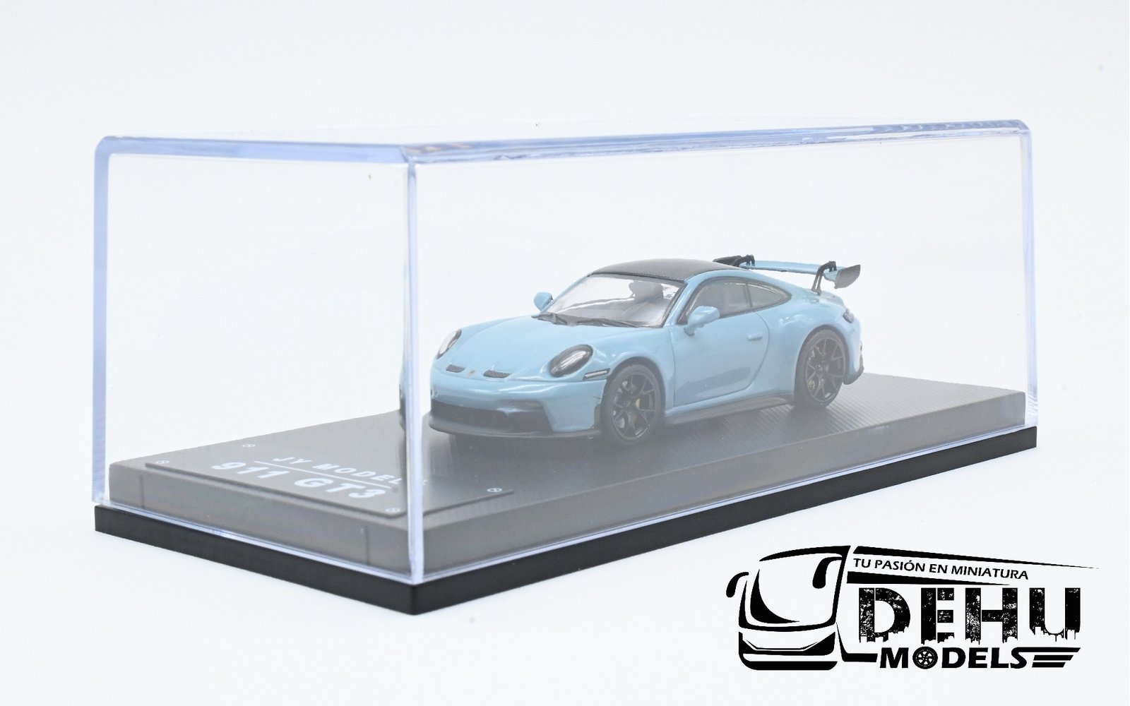 Auto a Escala 1/64 Porsche 911 GT3 Azul Celeste, JYMOPOR911AZC JY Model - Imagen 10