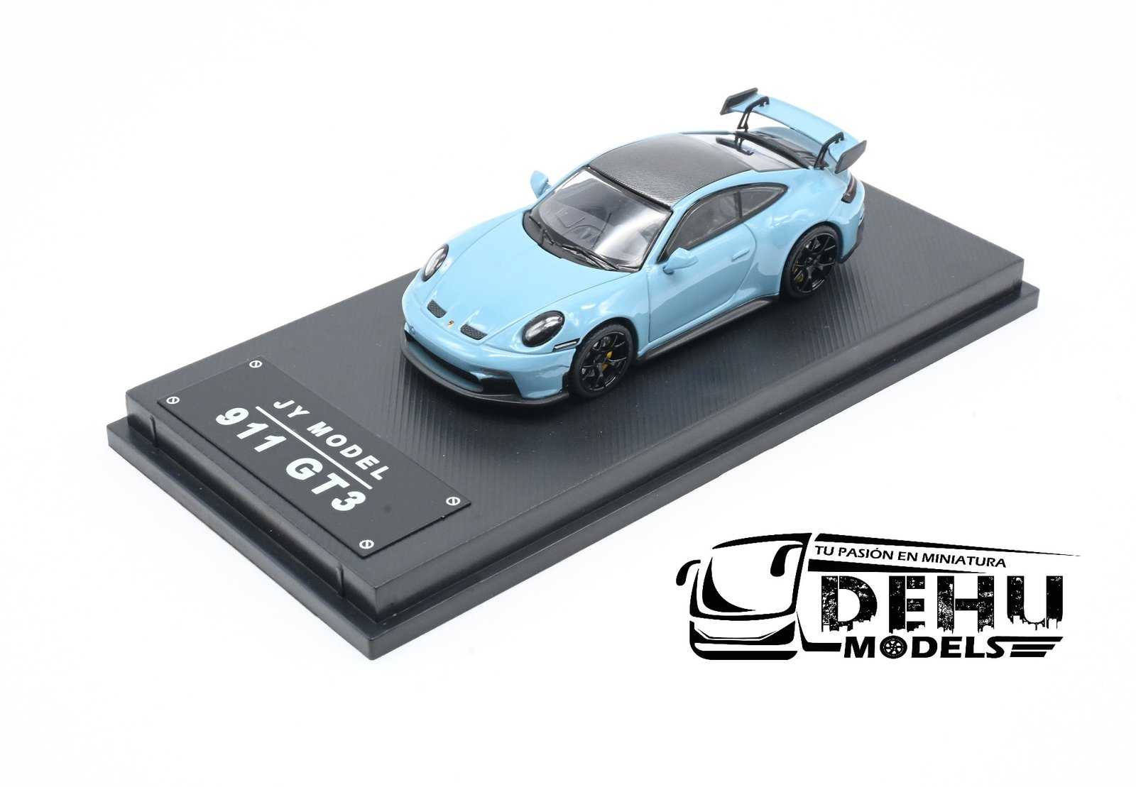 Auto a Escala 1/64 Porsche 911 GT3 Azul Celeste, JYMOPOR911AZC JY Model - Imagen 9