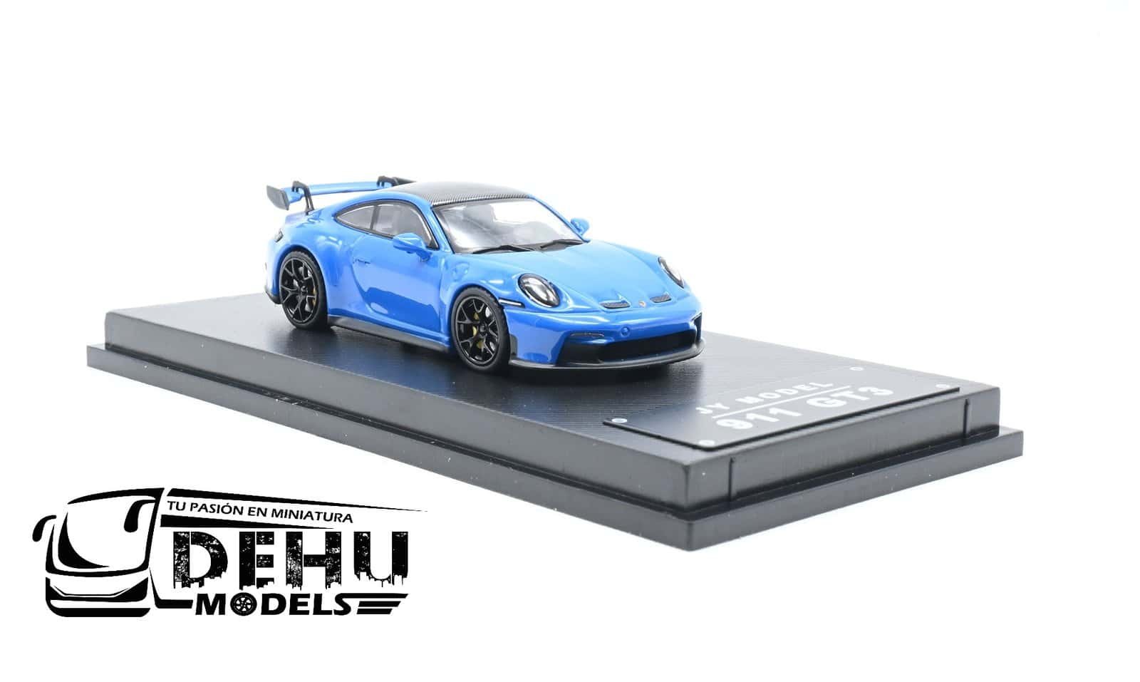 Auto a Escala 1/64 Porsche 911 GT3 Azul, JYMOPOR911AZU JY Model - Imagen 3
