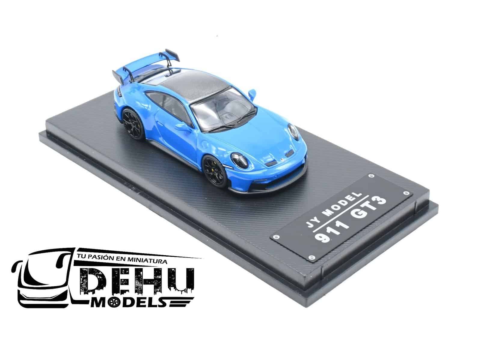 Auto a Escala 1/64 Porsche 911 GT3 Azul, JYMOPOR911AZU JY Model - Imagen 2