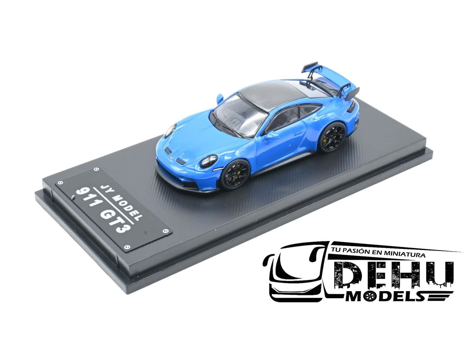 Auto a Escala 1/64 Porsche 911 GT3 Azul, JYMOPOR911AZU JY Model - Imagen 9
