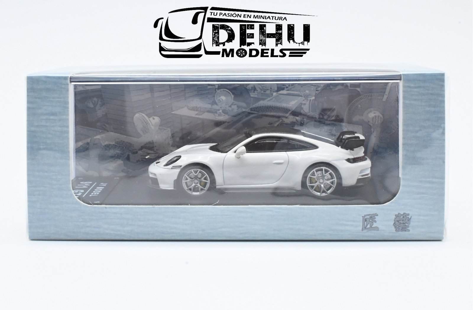 Auto a Escala 1/64 Porsche 911 GT3 Blanco, JYMOPOR911BLA JY Model - Imagen 12