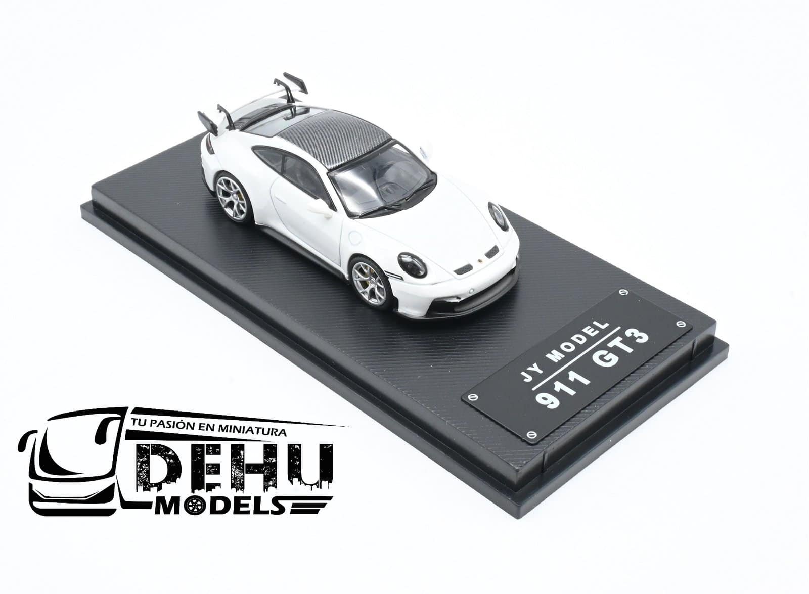 Auto a Escala 1/64 Porsche 911 GT3 Blanco, JYMOPOR911BLA JY Model - Imagen 2