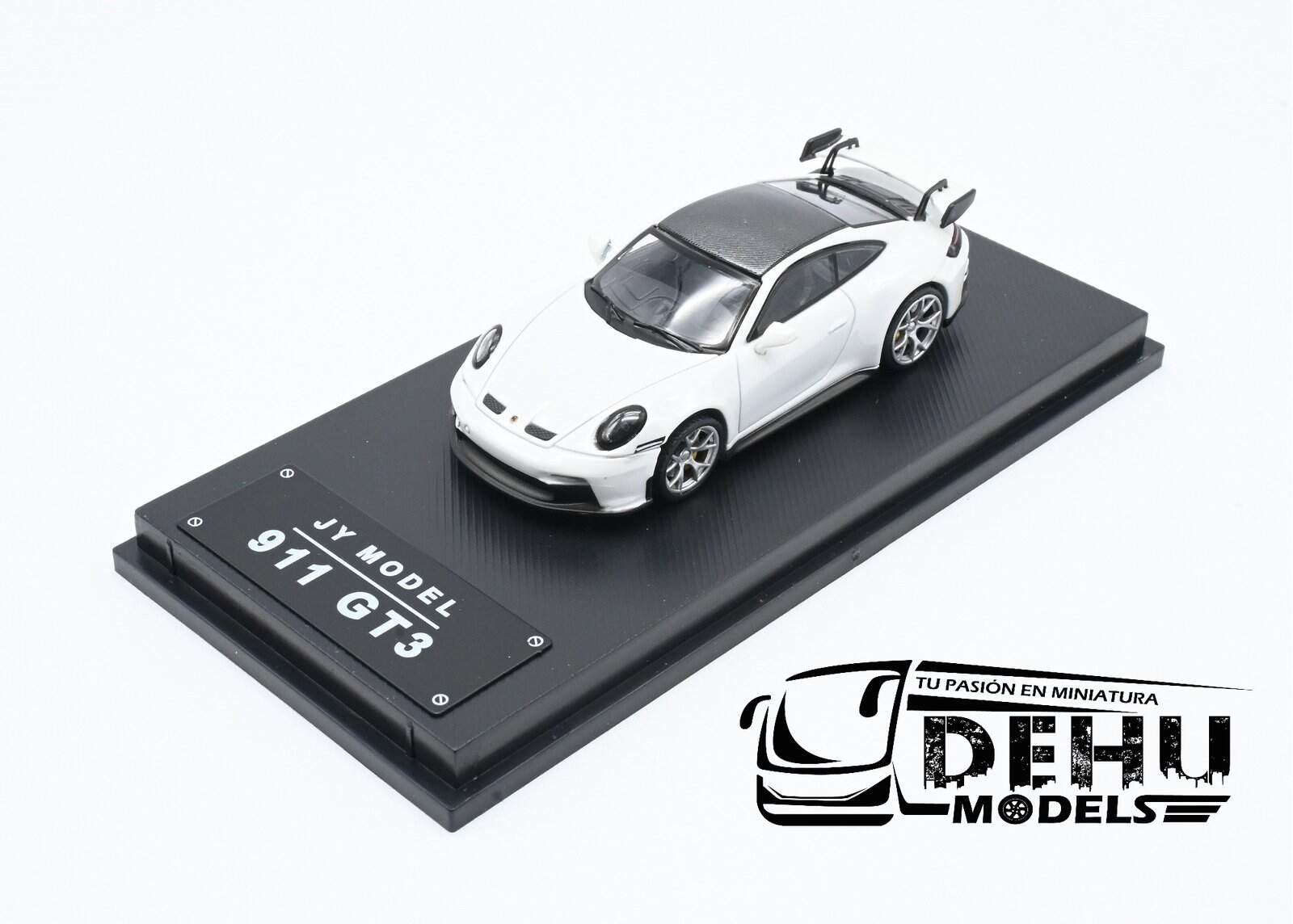 Auto a Escala 1/64 Porsche 911 GT3 Blanco, JYMOPOR911BLA JY Model - Imagen 9