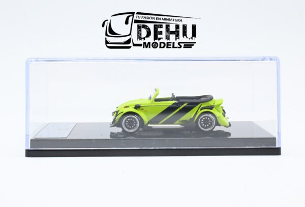 Auto a Escala 1/64 Volkswagen Beetle (vocho) Rauh Welt Begriff Brazilian Design Verde-Negro, LB_640008F Inspire Model - Imagen 10