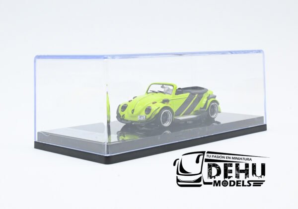 Auto a Escala 1/64 Volkswagen Beetle (vocho) Rauh Welt Begriff Brazilian Design Verde-Negro, LB_640008F Inspire Model - Imagen 11