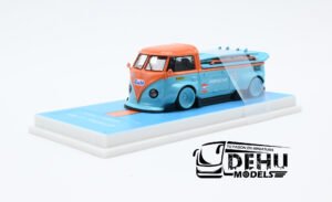 Camioneta a Escala 1/64 Volkswagen T1 pick Up Gulf Edition Azul - Naranja, LMLFVWT1PIGU LMLF