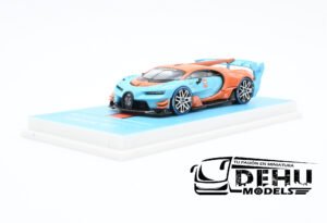 Auto a Escala 1/64 Bugatti Vision GT Azul - Naranja, MJMBUVGTAZNA MJ Model
