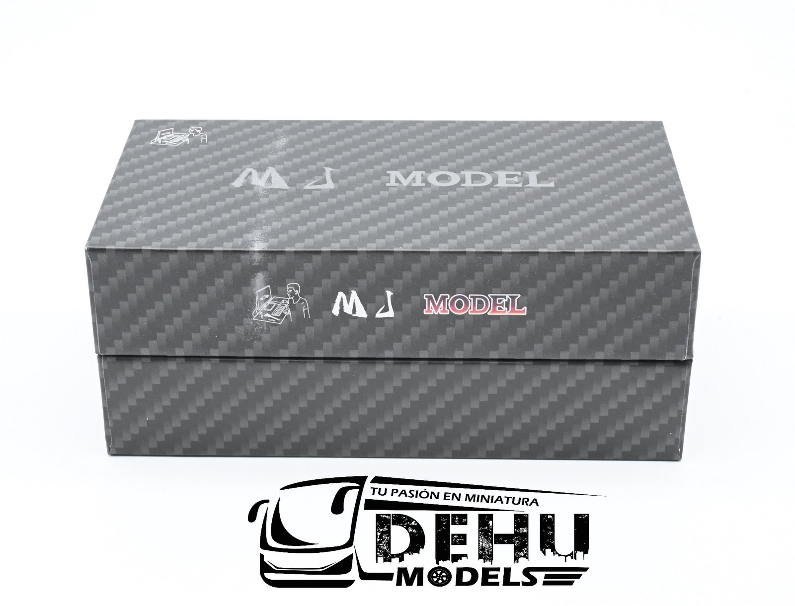 Auto a Escala 1/64 Bugatti Vision GT Blanco - Negro, MJMBUVGTBLNE MJ Model - Imagen 13
