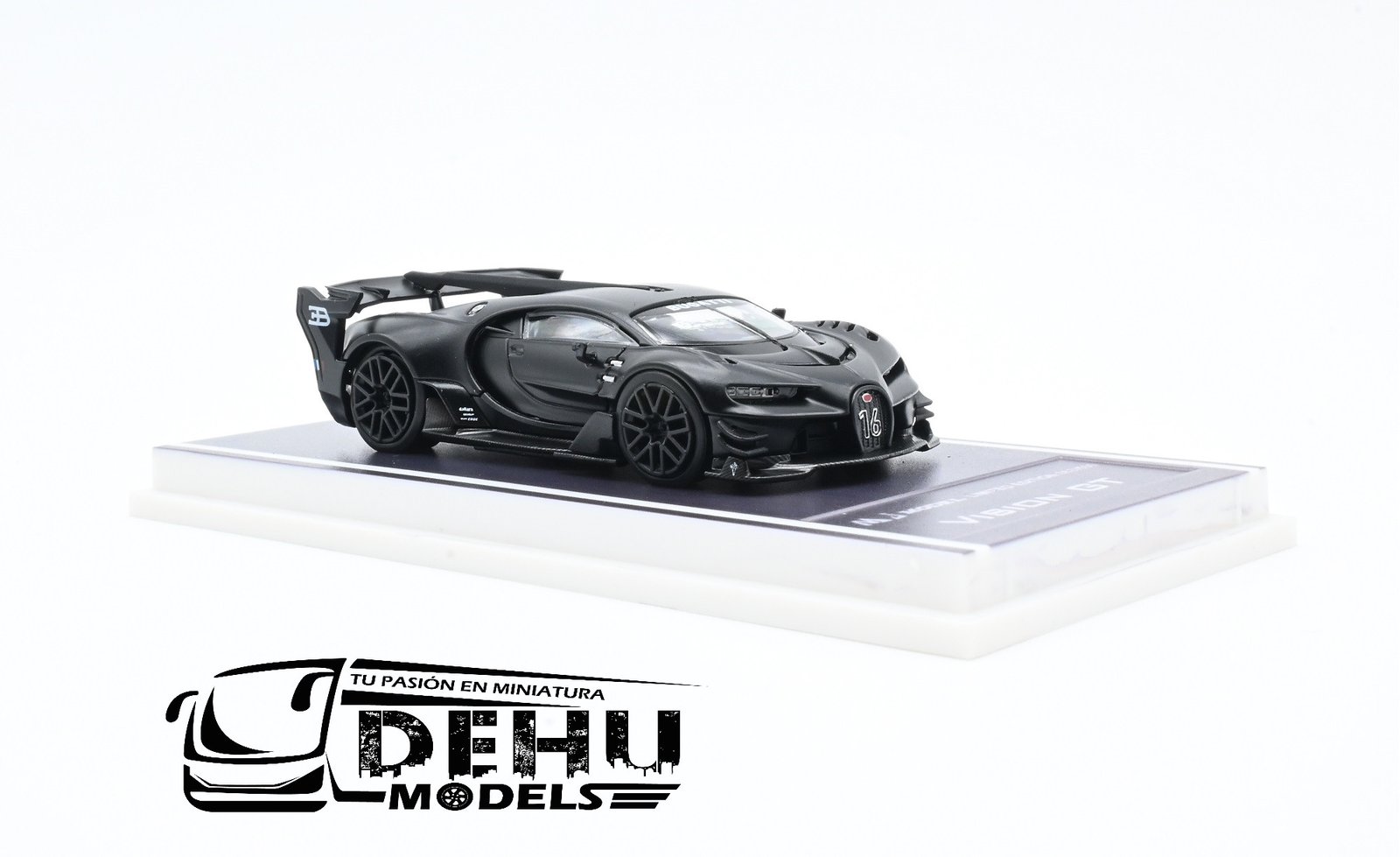 Auto a Escala 1/64 Bugatti Vision GT Negro, MJMBUVGTNEGR MJ Model - Imagen 3