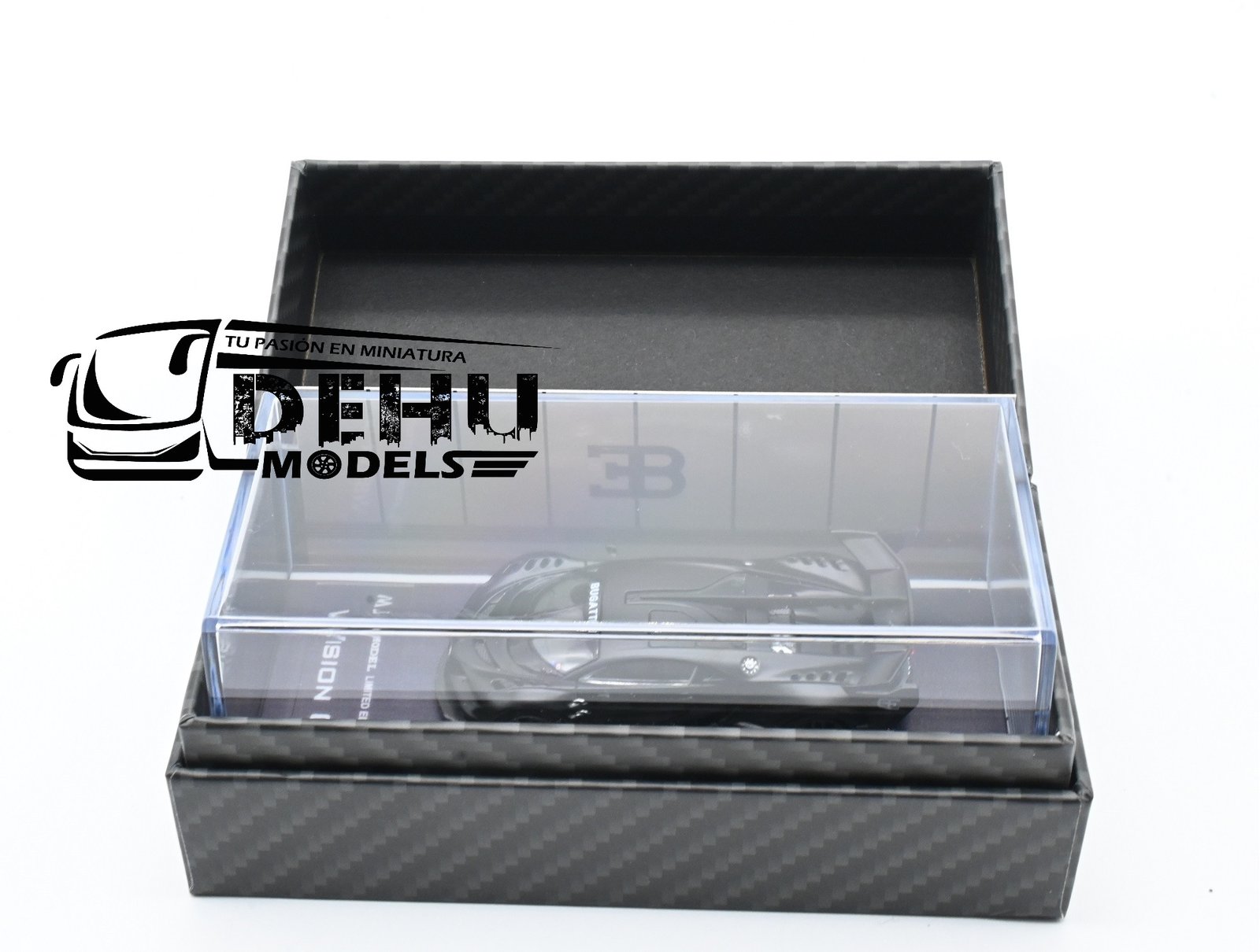 Auto a Escala 1/64 Bugatti Vision GT Negro, MJMBUVGTNEGR MJ Model - Imagen 12