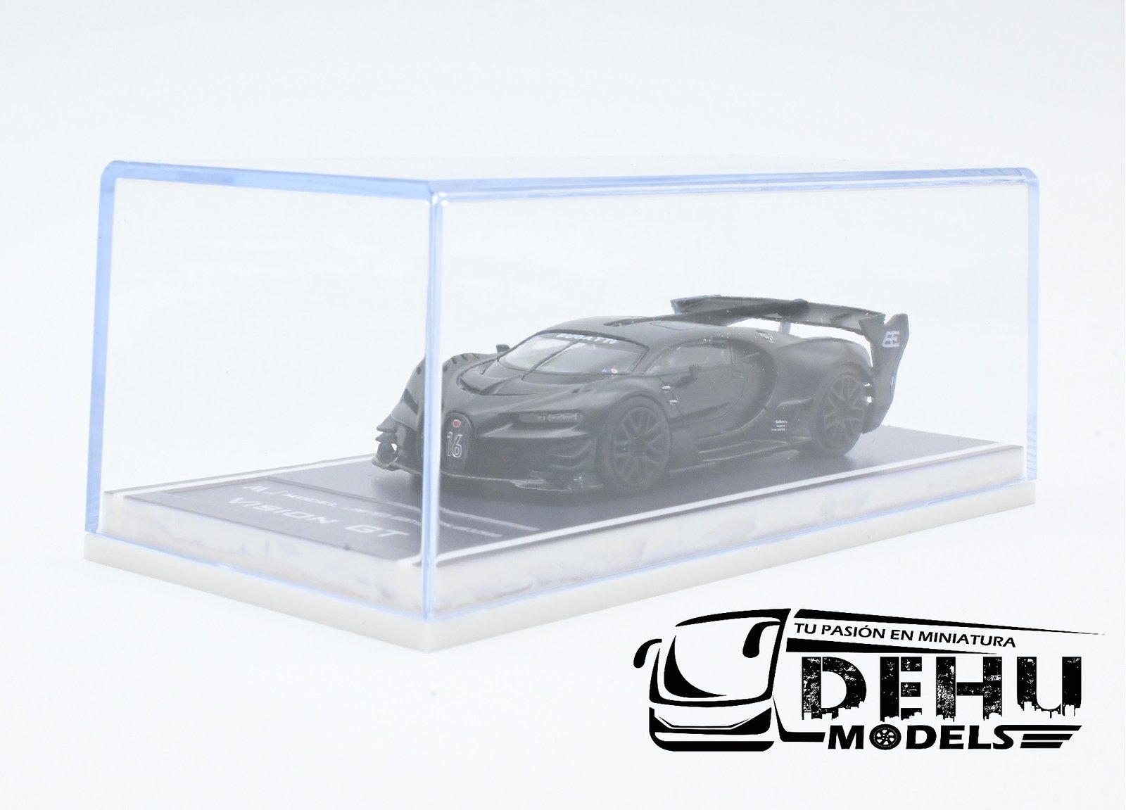 Auto a Escala 1/64 Bugatti Vision GT Negro, MJMBUVGTNEGR MJ Model - Imagen 11