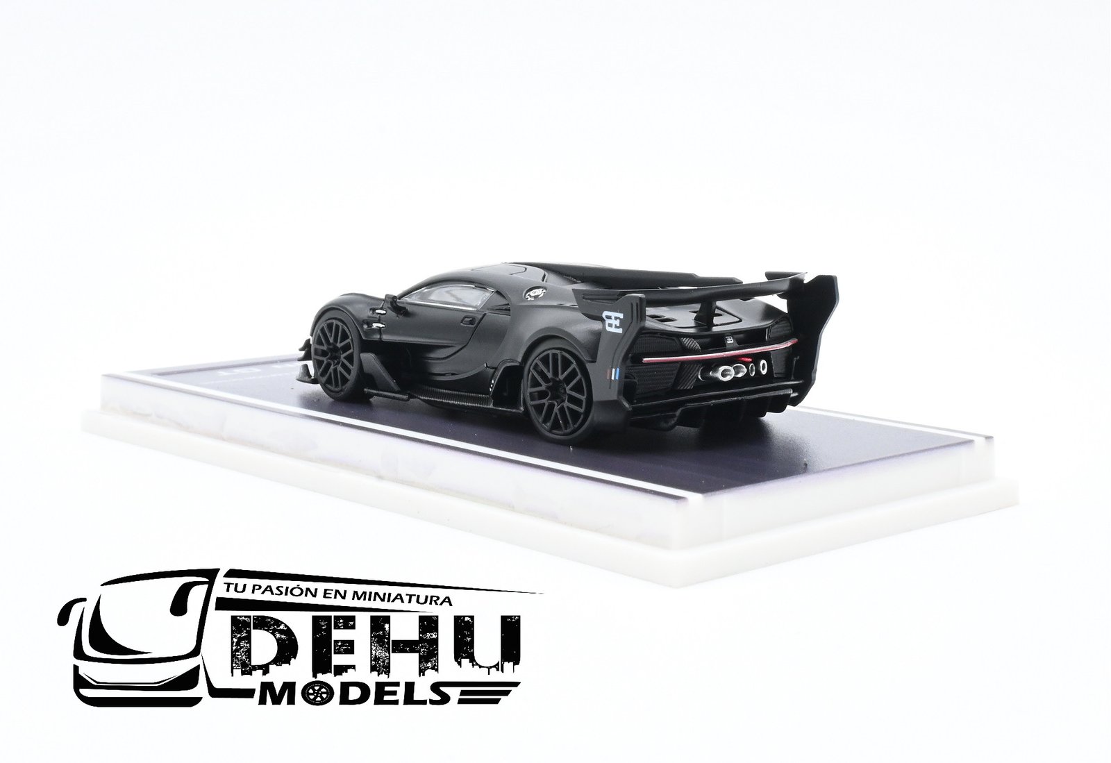 Auto a Escala 1/64 Bugatti Vision GT Negro, MJMBUVGTNEGR MJ Model - Imagen 6