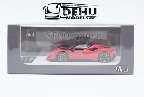 Auto a Escala 1/64 Ferrari SF 90 Rojo, MJMFESF90RO MJ Model - Imagen 2