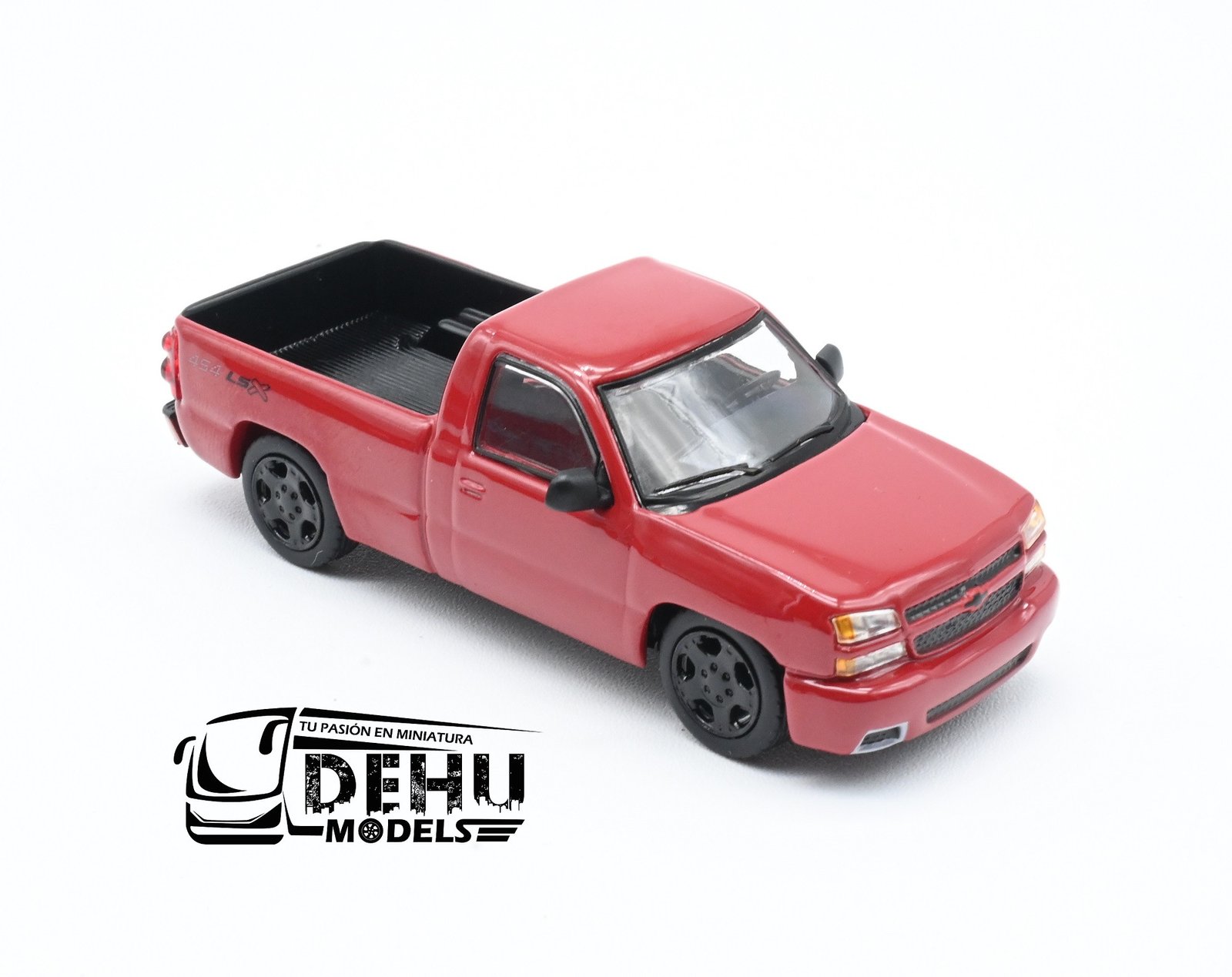 Camioneta a Escala 1/64 Chevrolet Silverado Pick-Up 2006 Cabina Sencilla Rojo, PB-55382 PARA64 - Imagen 2