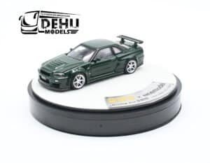 Auto a Escala 1/64 Nissan Skyline GTR R34 Z-tune  Nismo Verde, PGMSKR34VE PGM