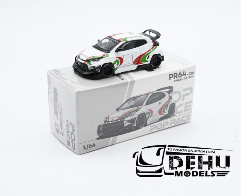 PR64-0136 Toyota Pandem GR Yaris Rally Livery, Blanco - Rojo - Verde (10)