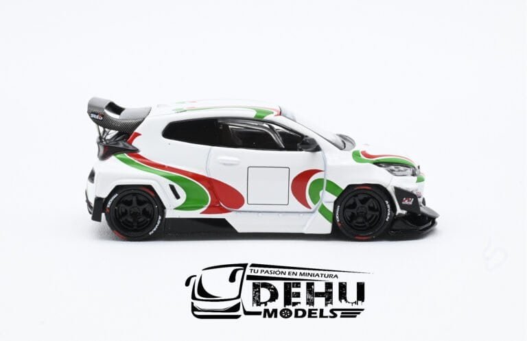 PR64-0136 Toyota Pandem GR Yaris Rally Livery, Blanco - Rojo - Verde (6)