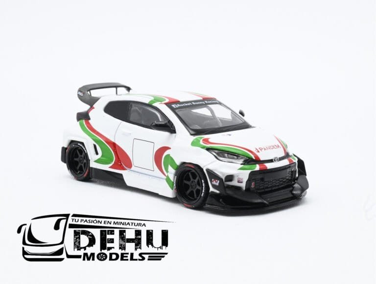 PR64-0136 Toyota Pandem GR Yaris Rally Livery, Blanco - Rojo - Verde (7)
