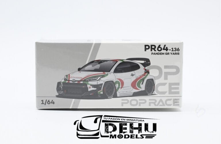 PR64-0136 Toyota Pandem GR Yaris Rally Livery, Blanco - Rojo - Verde (9)